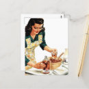 Search for retro cooking postcards Kitchen