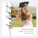 Search for senior graduation graduate party stickers Modern