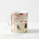 Recherche de abeille vintage tasses Fleurs