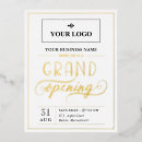 Search for white logo invitations Grand opening