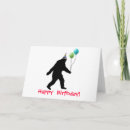 Search for bigfoot birthday cards Yeti