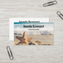 Search for starfish business cards Ocean