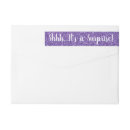 Search for purple return address labels Glitter