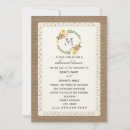 Search for burlap rehearsal dinner invitations Fall