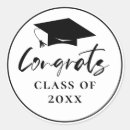 Search for graduate cap stickers Black