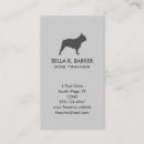 Search for french bulldog business cards Logo
