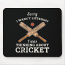 Search for funny bowling mousepads Wicketkeeper
