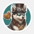 Search for siberian husky dog stickers Pet