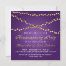 Search for string square invitations Purple