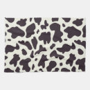 Search for cow print tea towels Rustic
