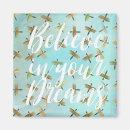 Recherche de libellules magnets Pour elle