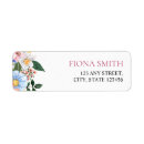 Search for lillies return address labels Elegant