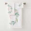 Search for pink floral bath towels Watercolor