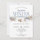 Search for blue winter wonderland invitations Deer