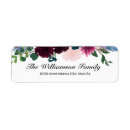 Search for beautiful blooms return address labels Flowers
