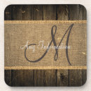 Search for linen coasters Burlap