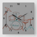 Search for rock band clocks Drummer