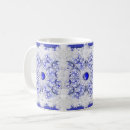 Search for blue winter snowflake mugs Xmas