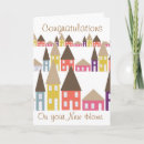 Recherche de new home cards Félicitations