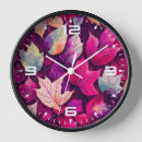 Search for autumn leaves clocks Vibrant