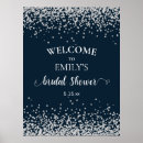 Search for silver glitter posters Navy blue