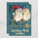 Recherche de hibou de noël invitations Rustique