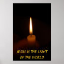 Search for jesus is the light of the world posters Christian