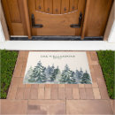 Search for rustic christmas doormats Watercolor