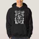 Recherche de tête lion vêtements Noir