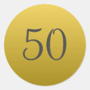 Search for 50th anniversary celebration stickers Golden