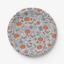 Search for kids halloween plates Pumpkin