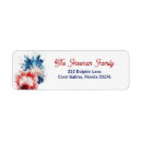Search for 4th of july return address labels Watercolor