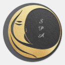 Search for circular design stickers Gold