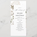 Search for boho wedding programs Rustic