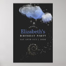 Search for space birthday party posters Night sky