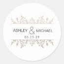 Search for rose gold wedding stickers Black and white