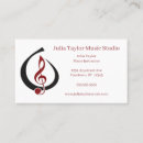 Recherche de music teacher business cards Professeur de musique