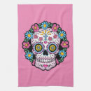 Search for day of the dead tea towels Colourful
