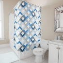 Search for herringbone pattern shower curtains Blue