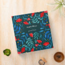 Search for dark red binders Floral