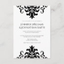 Recherche de damassé vintage invitations Élégant