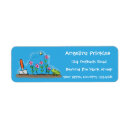 Search for happy flower return address labels Cute