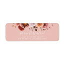 Search for rustic burgundy return address labels Boho