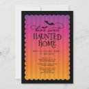 Recherche de maison hantée halloween invitations Typographie