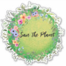 Recherche de save planet stickers Vert