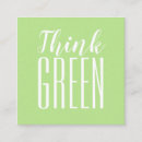 Search for eco friendly business cards Green