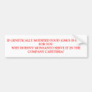 Search for gmos bumper stickers Food