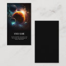 Search for solar business cards Outer space