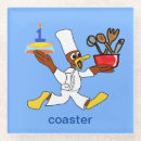 Recherche de canard mignon dessous de verres Bleu