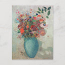 Search for turquoise flowers postcards Blue